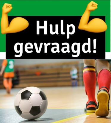 Hulp gevraagd bij begeleiding zaalvoetbaltoernooi