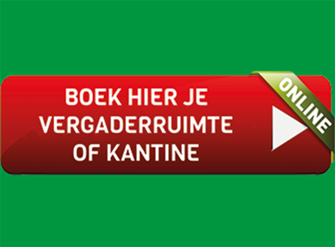 Online boeken van vergaderruimte of kantine