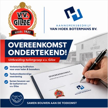 Uitbreiding toiletgroep clubgebouw VV Gilze
